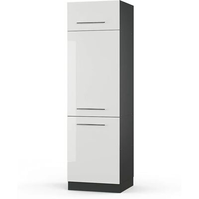 Vicco Fame-Line Armadio Cucina 60cm Antracite/Bianco Moderno Vicco Fame-Line Armadio Cucina 60cm Antracite/Bianco Moderno
