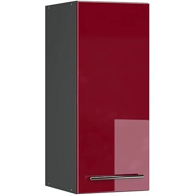 Vicco Armadio a Parete Fame-Line 30cm Antracite/Borgogna Lucido Moderno Vicco Armadio a Parete Fame-Line 30cm Antracite/Borgogna Lucido Moderno