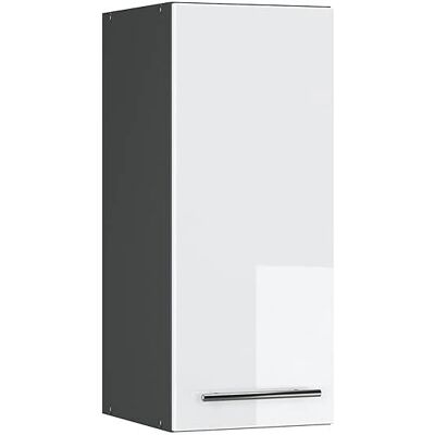 Vicco - Armadio a parete Fame-Line 30cm Antracite/Bianco lucido Vicco - Armadio a parete Fame-Line 30cm Antracite/Bianco lucido