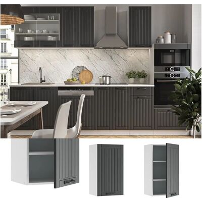 Vicco - Modelo Fame-Line 40cm Gabinete de Cocina Blanco/Gris Oscuro Vicco - Modelo Fame-Line 40cm Gabinete de Cocina Blanco/Gris Oscuro