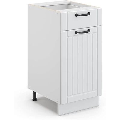 Vicco Meuble de cuisine Fame-Line 40cm Blanc campagne - Publicité Vicco Meuble de cuisine Fame-Line 40cm Blanc campagne - Publicité