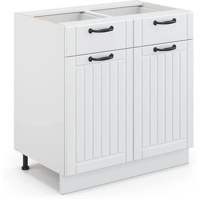 Vicco - Meuble de Cuisine Rustique 80cm - Design Moderne - Publicité Vicco - Meuble de Cuisine Rustique 80cm - Design Moderne - Publicité