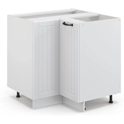 Vicco - Armoire d'angle Fame-Line, Blanc farmhouse, 80,5cm - Publicité Vicco - Armoire d'angle Fame-Line, Blanc farmhouse, 80,5cm - Publicité