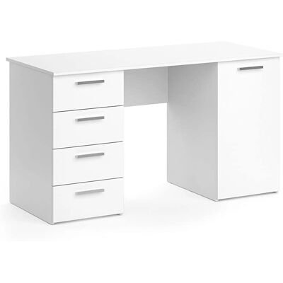 Vicco Escritorio Nico - Blanco, 137x60cm, 76.5cm Alto - Escritorio Vicco Escritorio Nico - Blanco, 137x60cm, 76.5cm Alto - Escritorio