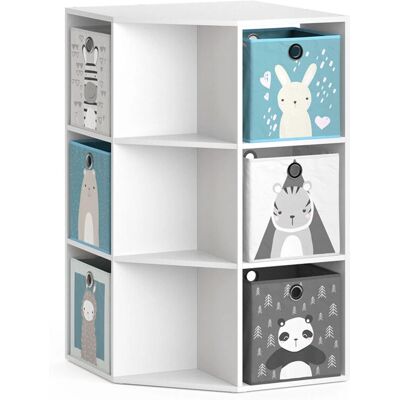 Estantería infantil Luigi Vicco - 64x107.8cm, 4 cajas Estantería infantil Luigi Vicco - 64x107.8cm, 4 cajas