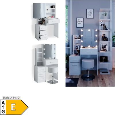 Vicco Conrada Weiß LED Schminktisch Vicco Conrada Weiß LED Schminktisch