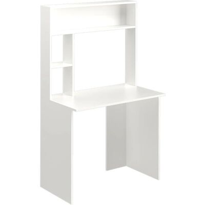 Scrivania Albano di Vicco - Bianco - Spazio di archiviazione compatto Scrivania Albano di Vicco - Bianco - Spazio di archiviazione compatto