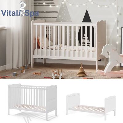 Lit Bébé Convertible VitaliSpa - Protection & Design Élégant - Publicité Lit Bébé Convertible VitaliSpa - Protection & Design Élégant - Publicité
