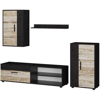 Vicco Berno Mueble de TV - Diseño moderno, Mucho espacio Vicco Berno Mueble de TV - Diseño moderno, Mucho espacio