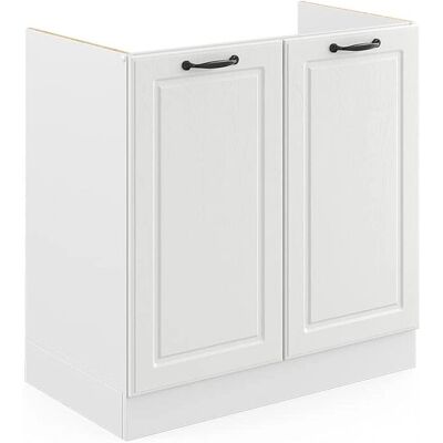 Vicco Weiß 80cm Küchenunterschrank - Landhausstil Vicco Weiß 80cm Küchenunterschrank - Landhausstil