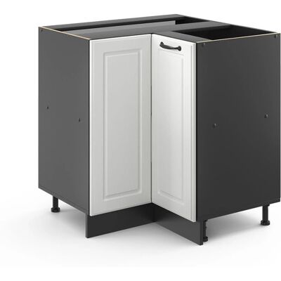 Vicco - Armadio angolare R-Line, Stile cottage bianco, 75,6cm, senza piano Vicco - Armadio angolare R-Line, Stile cottage bianco, 75,6cm, senza piano
