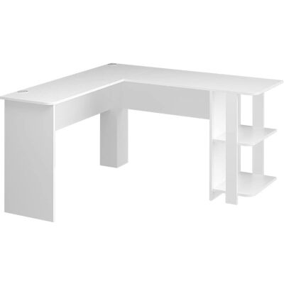 Vicco Escritorio de Esquina Nikita - Blanco - 140x140 cm - Muebles de Oficina Vicco Escritorio de Esquina Nikita - Blanco - 140x140 cm - Muebles de Oficina