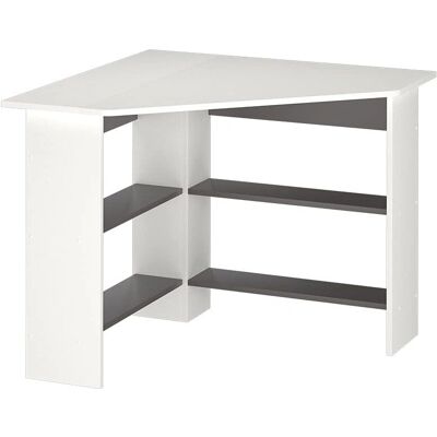 Escritorio de esquina Vicco Arion Blanco/Antracita - 90x90cm Escritorio de esquina Vicco Arion Blanco/Antracita - 90x90cm