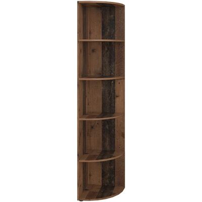 Vicco Estante de esquina - Madera antigua - 5 estantes - 40x180cm - Estantería de esquina Vicco Estante de esquina - Madera antigua - 5 estantes - 40x180cm - Estantería de esquina