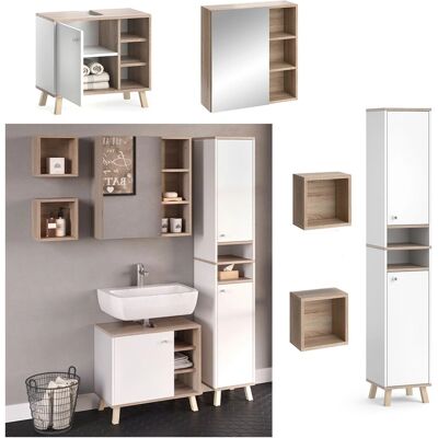 Conjunto de Muebles de Baño Vicco - Estilo Escandinavo 4 Piezas Conjunto de Muebles de Baño Vicco - Estilo Escandinavo 4 Piezas