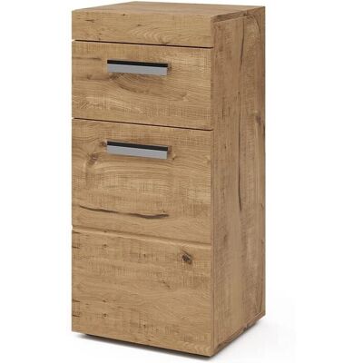 Armario de baño Luna Roble de Vicco - Mediano, 37x79 cm Armario de baño Luna Roble de Vicco - Mediano, 37x79 cm