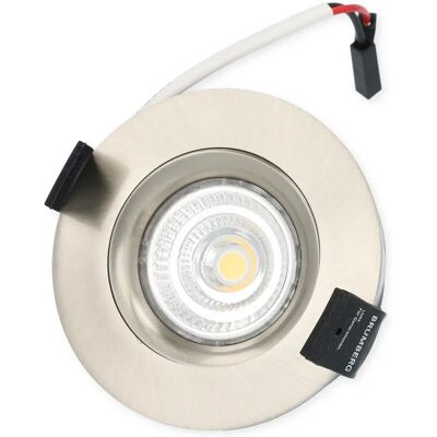 Brumberg Spot encastré LED - 12277153 - Nickel-mat - 3000K - 5,5W - IP44 - Publicité Brumberg Spot encastré LED - 12277153 - Nickel-mat - 3000K - 5,5W - IP44 - Publicité