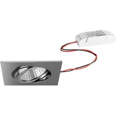 Brumberg LED Inbouwspot - 6W, chroom, verstelbaar - LED, 650lm Brumberg LED Inbouwspot - 6W, chroom, verstelbaar - LED, 650lm