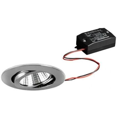 Brumberg LED-Einbaustrahler - Verstellbar, Chrom, 3000K Brumberg LED-Einbaustrahler - Verstellbar, Chrom, 3000K