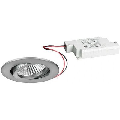 Brumberg Nickel Matt LED Einbaustrahler - Dimmbar, Schwenkbar, 3000K - LED Einbauleuchte Brumberg Nickel Matt LED Einbaustrahler - Dimmbar, Schwenkbar, 3000K - LED Einbauleuchte
