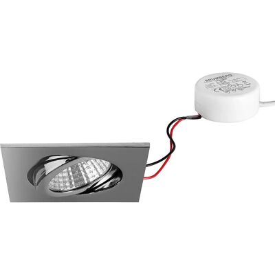 Brumberg LED-Einbaustrahler - dimmbar, 3000K, Chrom Brumberg LED-Einbaustrahler - dimmbar, 3000K, Chrom