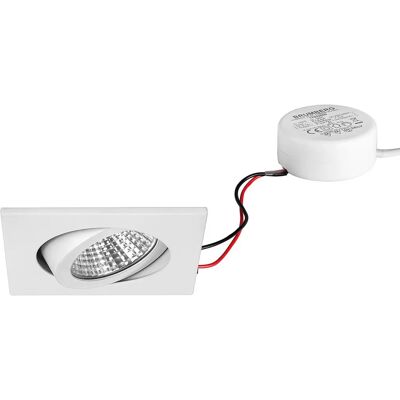 Brumberg LED-Einbaustrahler - Dimmbar, 3000K, Weiß Brumberg LED-Einbaustrahler - Dimmbar, 3000K, Weiß