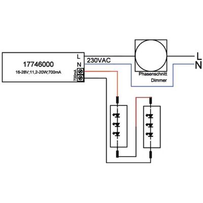 Brumberg 17746000 LED-Konverter - Phasenabschnitt dimmbar Brumberg 17746000 LED-Konverter - Phasenabschnitt dimmbar