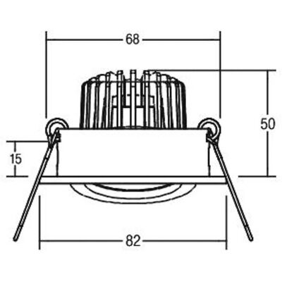 Empotrable LED Brumberg - Regulable y Ajustable - 460lm Empotrable LED Brumberg - Regulable y Ajustable - 460lm