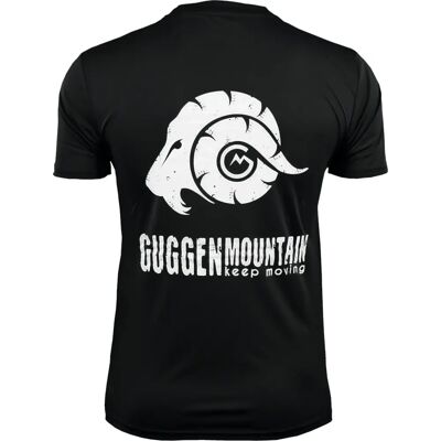 GUGGEN Mountain Heren 3XL Zwart Fitness T-Shirt - Sport T-Shirt GUGGEN Mountain Heren 3XL Zwart Fitness T-Shirt - Sport T-Shirt