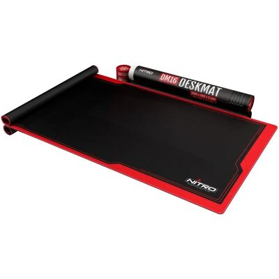 Tappetino per mouse da gaming Nitro Concepts DM16 - Nero, Rosso Tappetino per mouse da gaming Nitro Concepts DM16 - Nero, Rosso