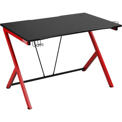 Scrivania Gaming Nitro Concepts D12 - Nero/Rosso - Scrivania da gioco Scrivania Gaming Nitro Concepts D12 - Nero/Rosso - Scrivania da gioco