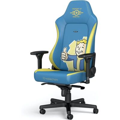 Silla de Videojuegos Noblechairs HERO Vault-Tec - Azul/Amarillo Silla de Videojuegos Noblechairs HERO Vault-Tec - Azul/Amarillo