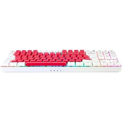 Teclado Mecánico GAMIAC - Kailh Blue - Blanco/Rosa - TKL90G - Teclado para Juegos Teclado Mecánico GAMIAC - Kailh Blue - Blanco/Rosa - TKL90G - Teclado para Juegos