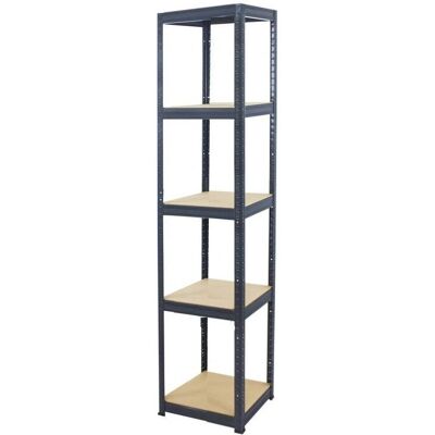 Helios - 196x60x60 - Szary - 5 półek - Regał magazynowy Helios - 196x60x60 - Szary - 5 półek - Regał magazynowy