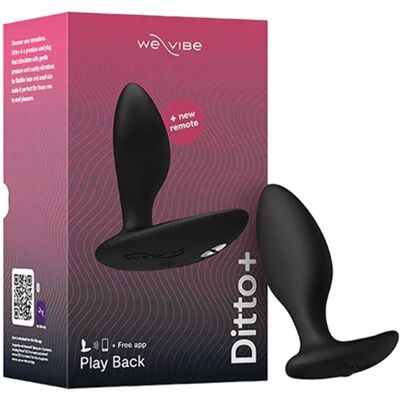 We-Vibe Ditto - Vibro-Plug Anale Ditto+ nero We-Vibe Ditto - Vibro-Plug Anale Ditto+ nero