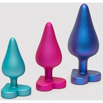 Kit de plugs anaux en silicone ROMP Luster - Violet Kit de plugs anaux en silicone ROMP Luster - Violet