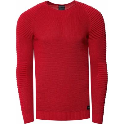 RUSTY NEAL XXL Roter Casual Pullover RUSTY NEAL XXL Roter Casual Pullover