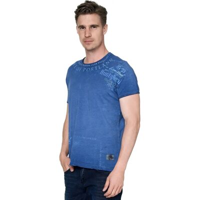 RUSTY NEAL L Blau Freizeit-T-Shirt RUSTY NEAL L Blau Freizeit-T-Shirt