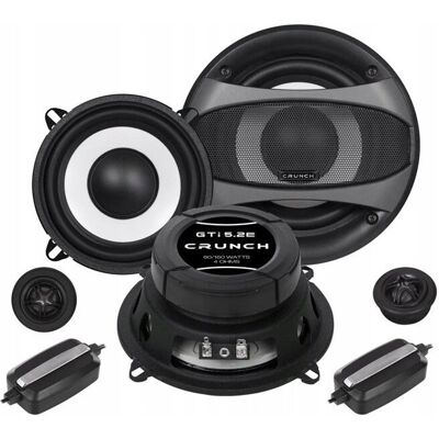 Altavoz de coche Crunch GTI5.2E - Sistema 2 vías de 13cm - 160W Máx. Altavoz de coche Crunch GTI5.2E - Sistema 2 vías de 13cm - 160W Máx.