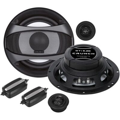 Crunch GTI6.2E Altavoz de Coche - Sistema de 2 Vías 16,5cm - 200W Máx Crunch GTI6.2E Altavoz de Coche - Sistema de 2 Vías 16,5cm - 200W Máx