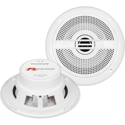 Haut-parleur coaxial marin blanc Renegade RXM62W 16,5cm - Haut-parleur marin - Publicité Haut-parleur coaxial marin blanc Renegade RXM62W 16,5cm - Haut-parleur marin - Publicité