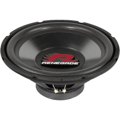 Renegade RXW124 Subwoofer - 30cm 4Ω 600W - Auto-Subwoofer Renegade RXW124 Subwoofer - 30cm 4Ω 600W - Auto-Subwoofer