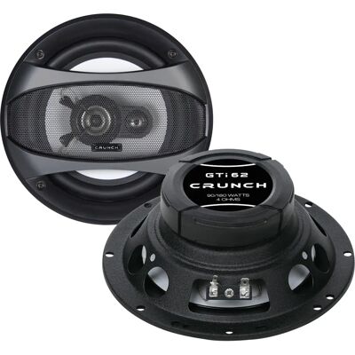 Crunch GTI-62 Car Speakers - 3-Way 180W Crunch GTI-62 Car Speakers - 3-Way 180W