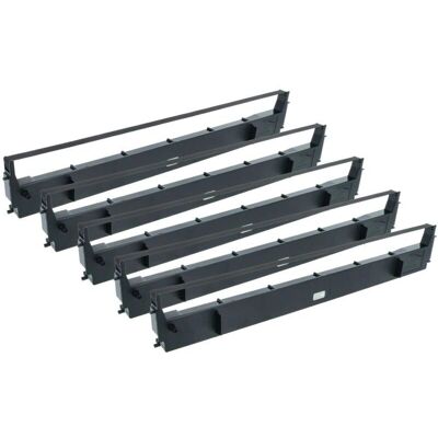 vhbw 5x Ribbon Labeling Tape for Epson FX 185/286/1180 vhbw 5x Ribbon Labeling Tape for Epson FX 185/286/1180