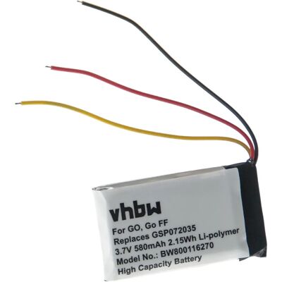 vhbw - GSP072035 - 580 mAh - 3.7 V - Akku vhbw - GSP072035 - 580 mAh - 3.7 V - Akku