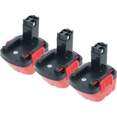vhbw Batterie di Ricambio Bosch - 3x NiMH 12V 1500mAh - Batteria per Utensili vhbw Batterie di Ricambio Bosch - 3x NiMH 12V 1500mAh - Batteria per Utensili