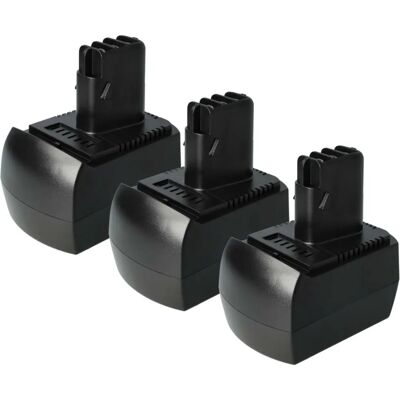 Vhbw 3x Batteria di ricambio per Metabo 6.02151.50, 6.25473 - Batteria Vhbw 3x Batteria di ricambio per Metabo 6.02151.50, 6.25473 - Batteria