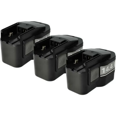 Vhbw 3x Batteria per utensili Milwaukee - NiMH 14,4V 1500mAh Vhbw 3x Batteria per utensili Milwaukee - NiMH 14,4V 1500mAh