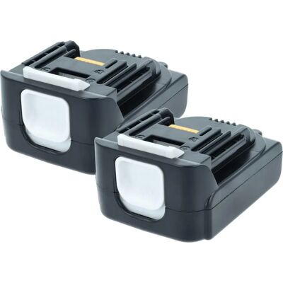 vhbw 2x Batteria per strumenti Makita - Alta capacità Li-Ion 14,4V Nera vhbw 2x Batteria per strumenti Makita - Alta capacità Li-Ion 14,4V Nera