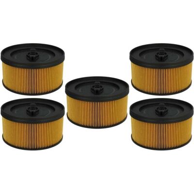 vhbw - 5x Filtro de cartucho - Compatible con Kärcher WD 5.200 MP, WD 5.270, WD 5.300, WD 5.220 MP, WD 5.260 - Accesorios para aspiradora vhbw - 5x Filtro de cartucho - Compatible con Kärcher WD 5.200 MP, WD 5.270, WD 5.300, WD 5.220 MP, WD 5.260 - Accesorios para aspiradora